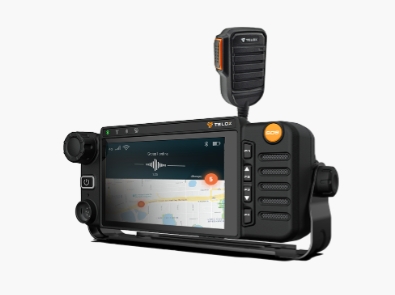 GPS วิทยุสื่อสารในรถพร้อมไมค์