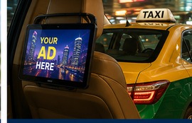 จอโฆษณา Taxi VIP